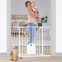 Regalo pet gate with best sale cat door